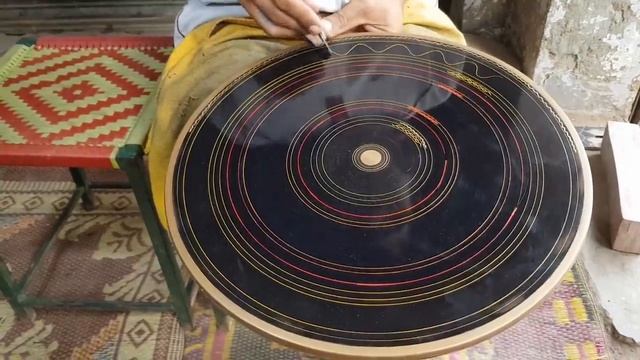 Making A Wood Laker Art Table With Incredible Technique