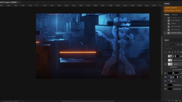 I AM GROOT : Create groot muitiverse in Photoshop (speed art) смотреть онлайн
