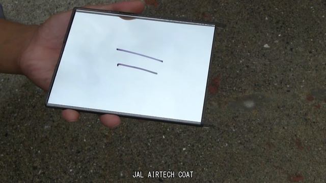 JAL AIRTECH COAT 防汚効果紹介動画 смотреть онлайн