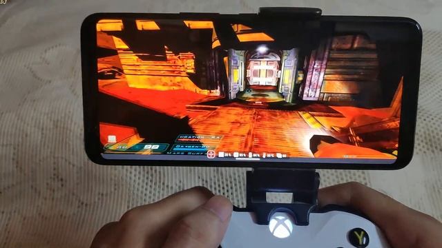 Rog Phone 3 PC Doom 3 Ultra Settings Gameplay Android DIII4a app Snapdragon 865+ with FPS Counter смотреть онлайн