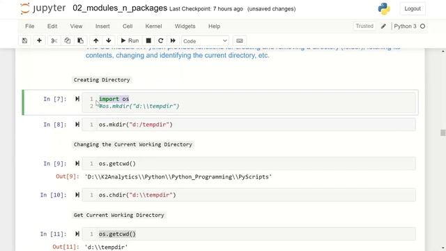 Python Programming for Data Science | Modules and Packages | import modules - math, os, sys смотреть онлайн