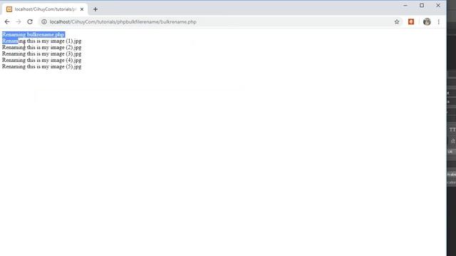 How to list files in a directory and rename them automatically in PHP смотреть онлайн