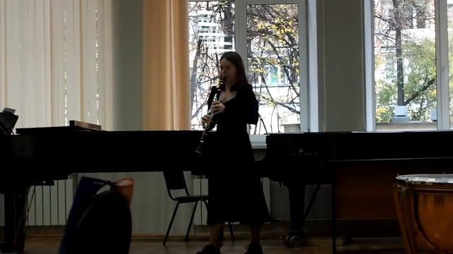 Ахмедова Анна,17 лет.Пуленк,Соната для кларнета и фортепиано,1 часть смотреть онлайн