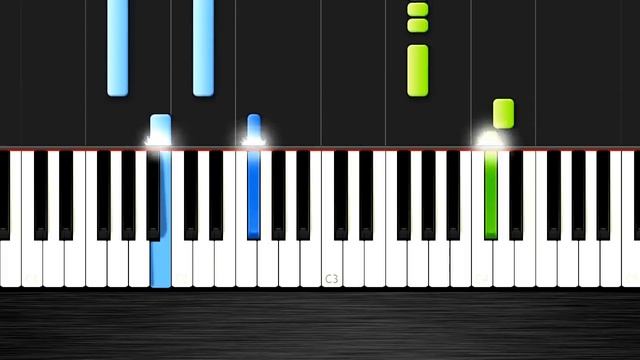 A Great Big World, Christina Aguilera - Say Something - EASY Piano Tutorial by PlutaX - Synthesia смотреть онлайн