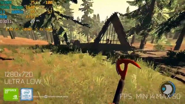 Test Asus X441UV i3 6006U Geforce 920mx - The Forest 2014 смотреть онлайн