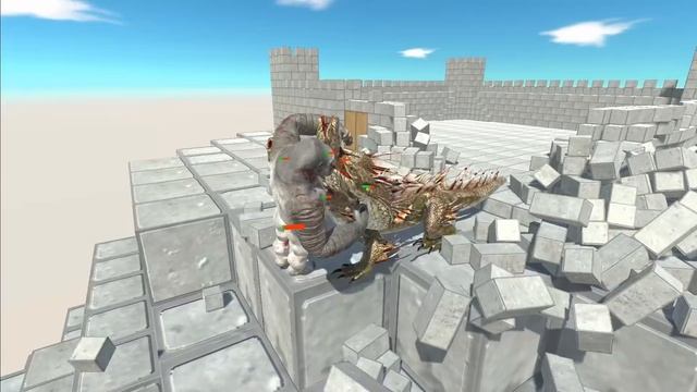 NEW UNIT Updated FIVE HEADS HYDRA Vs ALL UNITS In Castle Animal Revolt Battle Simulator