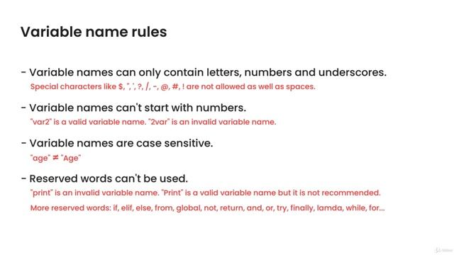 (3) Variables In Python | Python Course смотреть онлайн