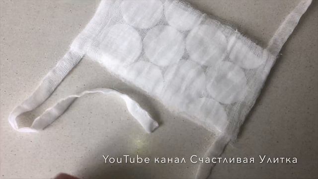 Из бинта и спонжей маска марлевая повязка своими руками. смотреть онлайн