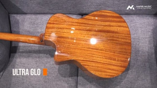 SQOE Guitar S360T SK in Natural Top Solid