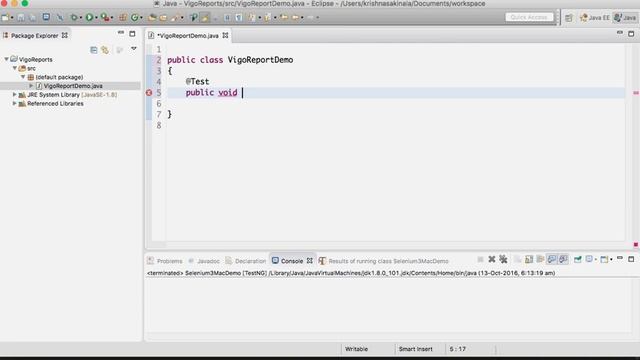 Generating Vigo Reports in Selenium Webdriver смотреть онлайн