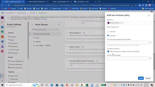 Azure DevOps Latest Training Videos 2022 Day-5 Azure Repos with Pull Request, Git Bash,Policies смотреть онлайн