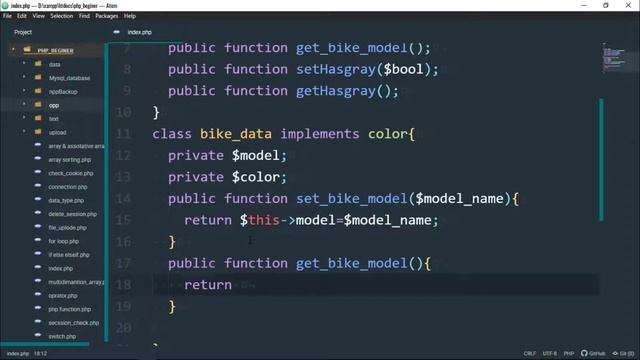 Learn php oop interface | Php Bangla tutorial | Php part 42 | Opp part 10. смотреть онлайн