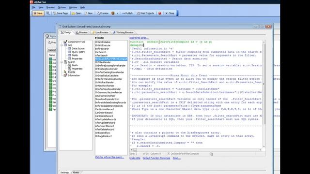 V11 "OnSearchPartFilterCompute" Event Part 1 смотреть онлайн