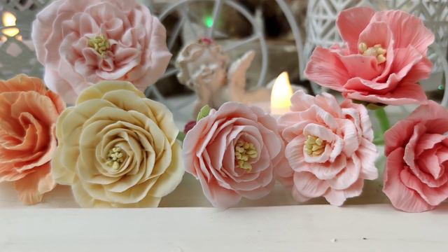 Цветочки 🤗 из полимерной глины, своими руками ❤️ смотреть онлайн