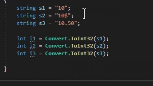 How to convert string to int in C#