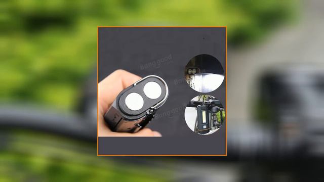 XANES DL04 1000LM Dual T6 German Standard Bicycle Light COB Front Light 150° Floodlight Phone Char. смотреть онлайн