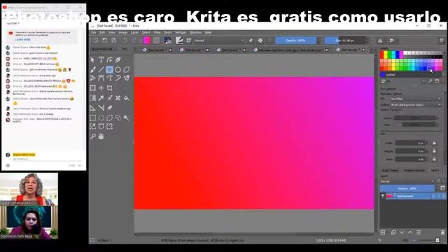 Photoshop es caro Krita es gratis como usarlo con Notibeka y AMLOVision. смотреть онлайн
