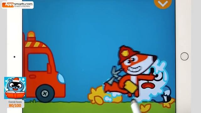 Kids Fire Engine Story from Pango Storytime (available for iPad/iPhone/Android) смотреть онлайн