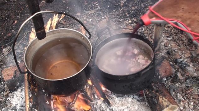 Походное МЯСО в вине! смотреть онлайн