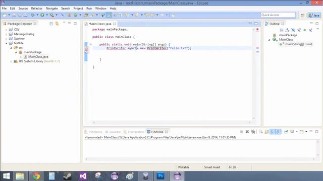 6.2.1 Saving Text Files (Java Code) смотреть онлайн