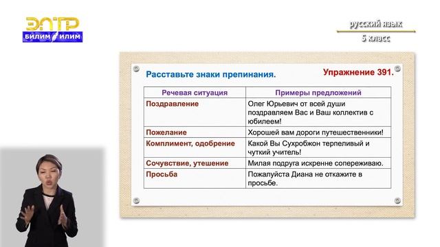 5-класс | Русский язык | Знаки препинания в простом и сложном предложениях смотреть онлайн