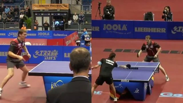 Werner Schlager Slow Motion Service смотреть онлайн