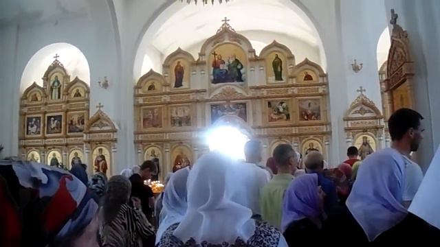 Вознесение Господне. Эпизод молебного пения