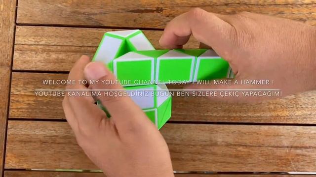 Magic Snake 72 Pcs. Tutorial: How To Make A Hammer [Kübirik Snake Çekiç Yapımı] смотреть онлайн
