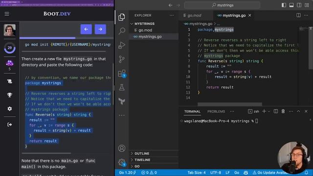 Go Programming – Golang Course with Bonus Projects Part2 смотреть онлайн