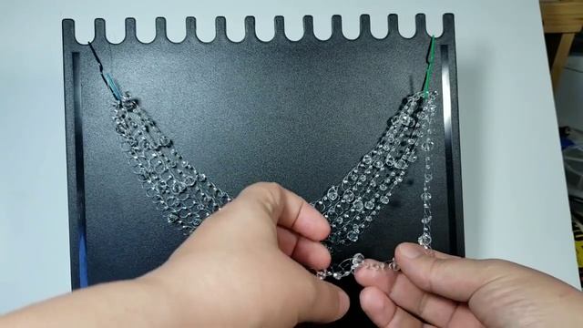 Мастер-класс. Как сделать воздушное колье своими руками. Handmade Beaded Necklace. DIY