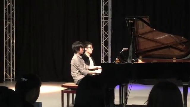 Four hands concert - Ravel: lever du jour from Daphnis et Chloe and Khachaturian: Saber Dance- смотреть онлайн