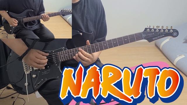 The rising fighting spirit (Naruto bgm) Guitar cover смотреть онлайн