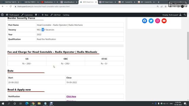 [Job in BSF] Head Constable – Radio Operator, Radio Mechanic Recruitment 2022 смотреть онлайн