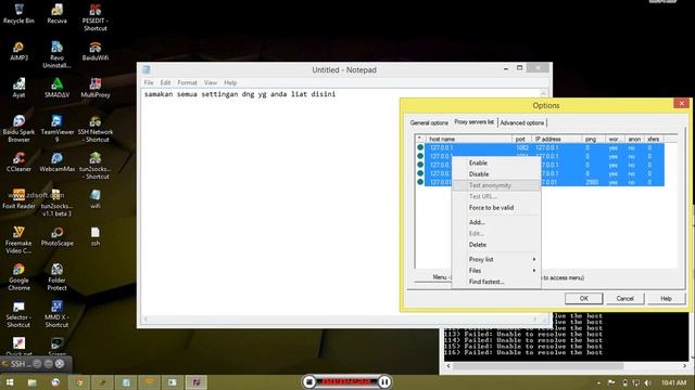 Tutor share ssh ke android pake multy proxy+tun2socks+baidu wifi смотреть онлайн