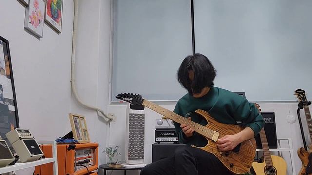제자103--성기종(38세),16탄""캐논""초견+멜로디연습 / 일렉기타 초급 Ibanez RG421HPAM ABL смотреть онлайн