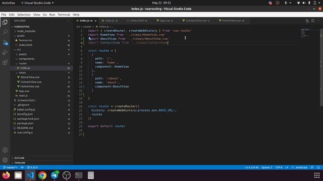 Vue.js Routerlar bilan tanishamiz (24-dars) смотреть онлайн