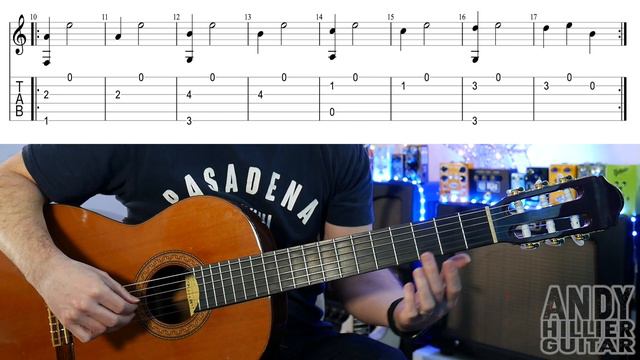 Hans Zimmer Interstellar Main Theme Guitar Tutorial Lesson EASY