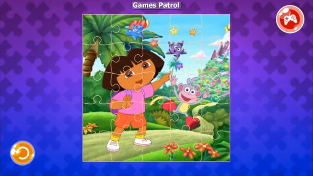 Dora the Explorer Jigsaw Puzzle смотреть онлайн