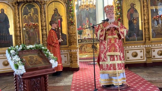 Проповедь Владыки Николая в Богородицерождественском соборе г. Орехово-Зуево смотреть онлайн