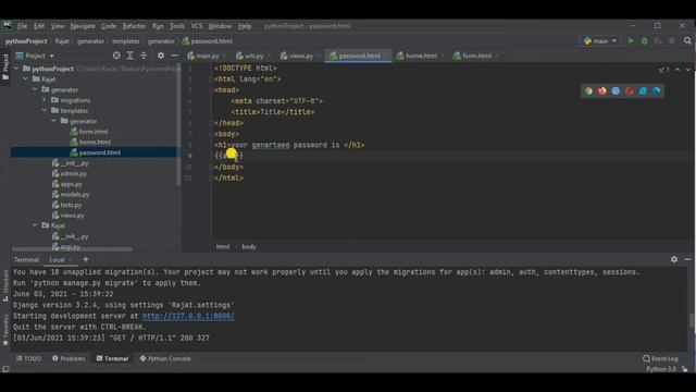 Django Random Password Generator Tutorial in Hindi | Excellence Technology .2 смотреть онлайн