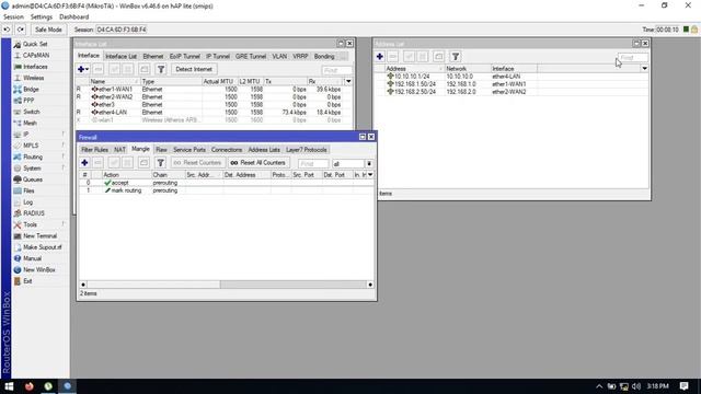 All MikroTik Dual WAN setup over 2 Static IP Internet Connections(NO AUDIO) смотреть онлайн