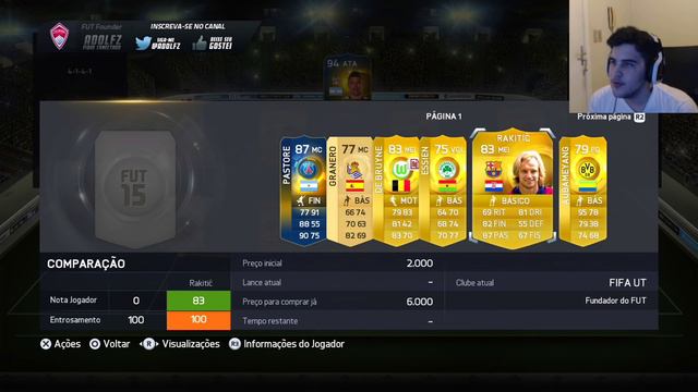 TIME ALEATÓRIO! - FUT DRAFT NO FIFA 15 Ultimate Team смотреть онлайн