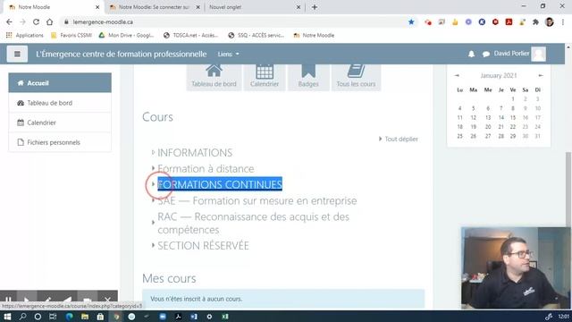 première connexion Moodle смотреть онлайн