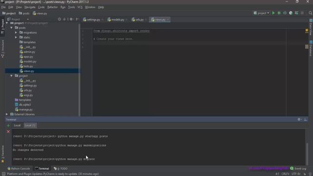 Django Web Framework (1.11.3) #2 - Первое Представление (View), Маршрут (Url), Миграция и Структура смотреть онлайн