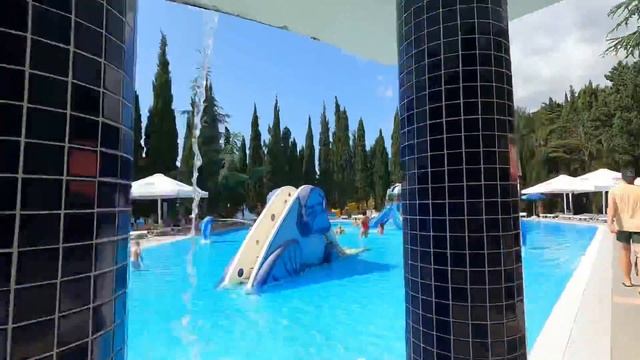 ОБЗОР АКВАПАРКА В АЛУШТЕ "Миндальная Роща" смотреть онлайн