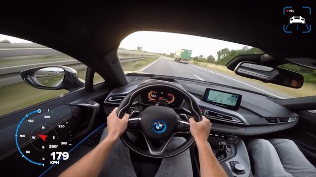 BMW I8 AUTOBAHN POV ACCELERATION & TOP SPEED By AutoTopNL