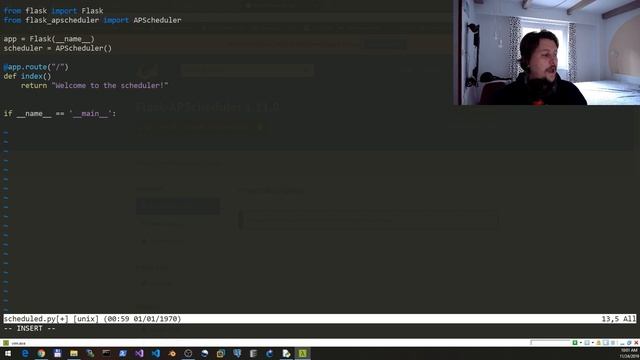Flask - App scheduler смотреть онлайн