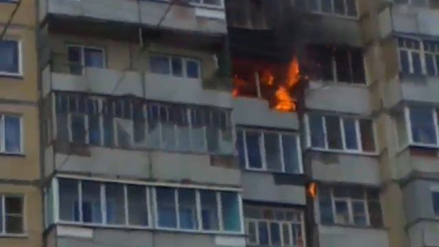 Пожар в городе Алексеевка Белгородской области смотреть онлайн