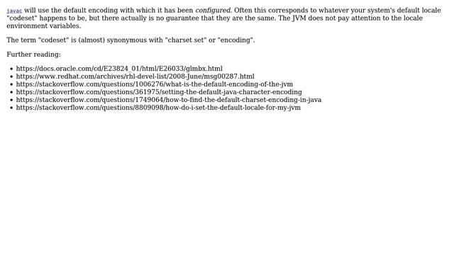 Unix & Linux: What is the default encoding for javac in Linux? (3 Solutions!!) смотреть онлайн