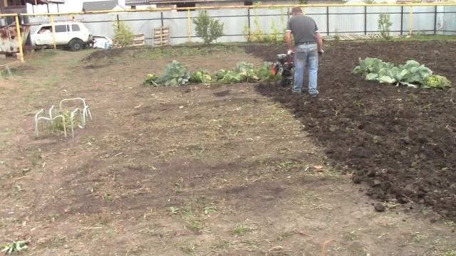 ВСПАШКА ОГОРОДА МОТОБЛОКОМ / ОБЗОР ЛИЦЕВОГО ЗАБОРА И ВОРОТ / ШАШЛЫК смотреть онлайн